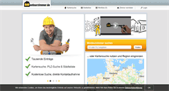 Desktop Screenshot of monteurzimmer.de